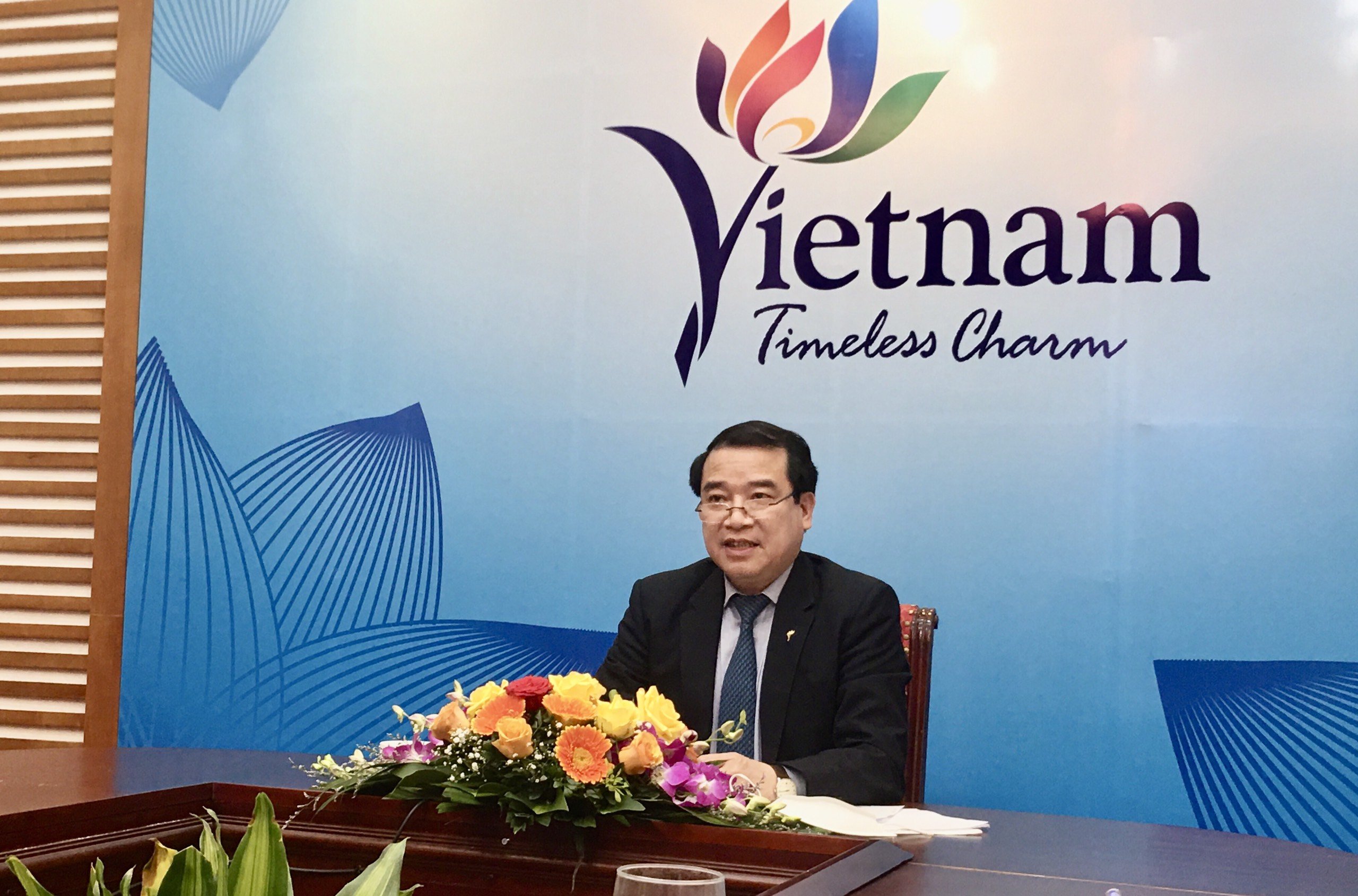 Phó Tổng cục trưởng Tổng cục Du lịch Việt Nam tham dự trực tuyến sự kiện